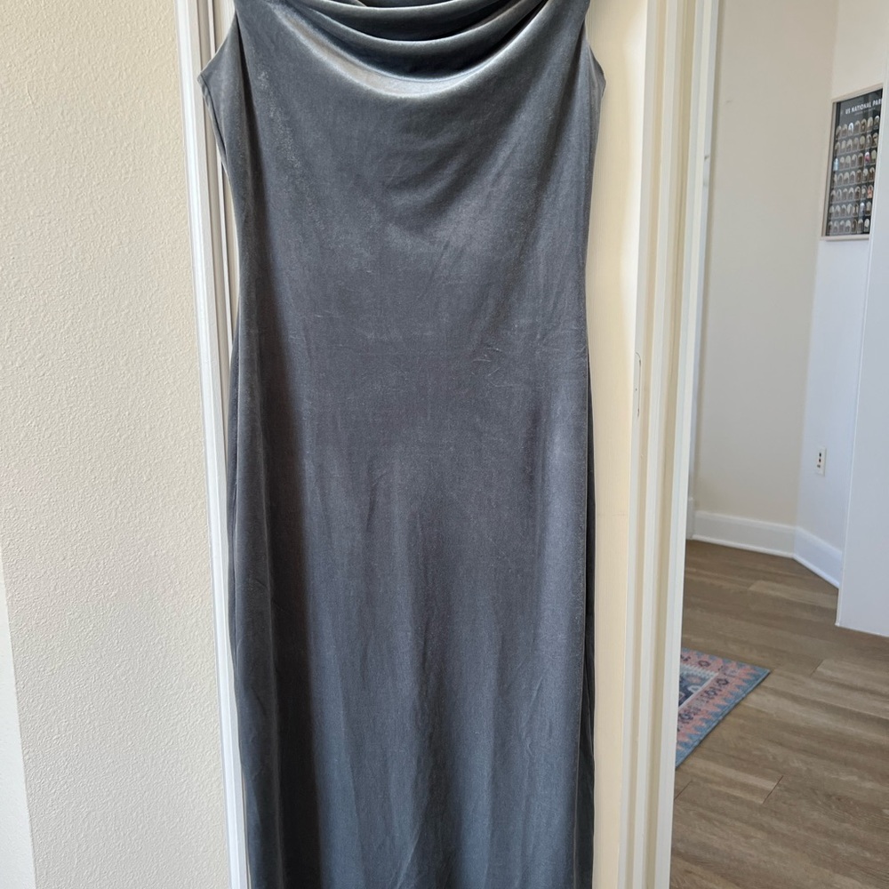 Reformation Elvie Velvet Dress